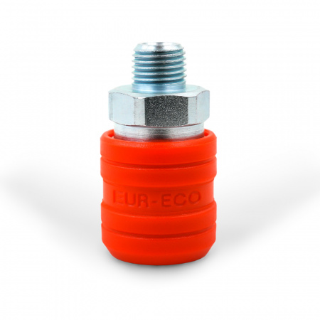 Внутреннее быстросъемное соединение SAGOLA повышенной долговечности (мама) с наружней резьбой 1/4"