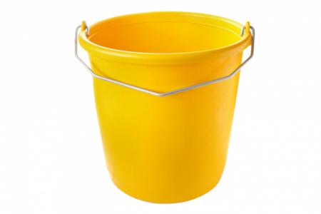 Ведро строительное жёлтое 12 л COMENSAL
