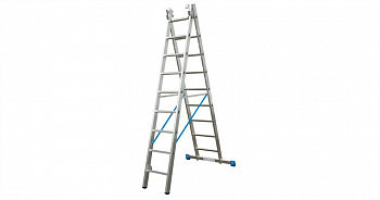 Двухсекционная универсальная лестница-трансформер