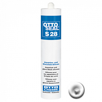 Профессиональный силиконовый герметик для аквариумов OTTOSEAL S28 С00 (прозрачный), 310мл