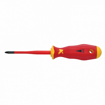 Отвертка крестовая с зауженным стержнем KL120PZ1ISLIM