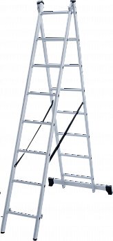 Лестница алюминиевая двухсекционная NV1220 артикул 1220208