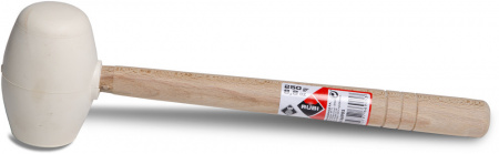 Молоток резиновый белый 250 г RUBI