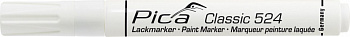 PICA-MARKER 524/52 Маркер строительный с краской, белый, круглый наконечник (2-4 мм)