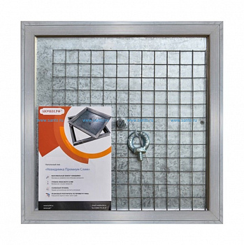 Люк напольный Лючки.рф Невидимка Премиум Слим 80-80