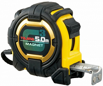 Рулетка MAGNET, 5м/25мм, с магнитн.зацепом TAJIMA GM550MT