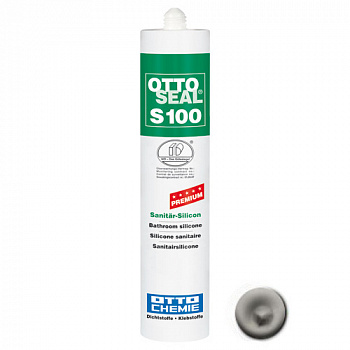 Профессиональный универсальный силиконовый герметик OTTOSEAL S100 PREMIUM С72 (песчано-бежевый), 300мл