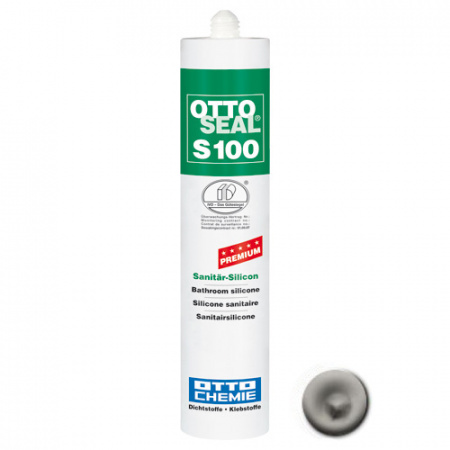 Профессиональный универсальный силиконовый герметик OTTOSEAL S100 PREMIUM С72 (песчано-бежевый), 300мл
