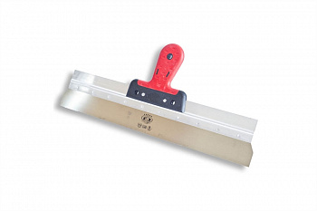 Шпатель с узким полотном, рукоятка двухкомпонентная, толщина лезвия 0,5мм