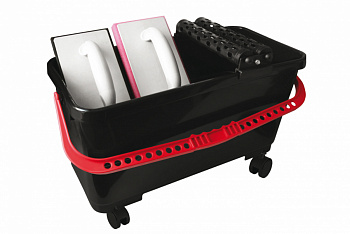 Ведро для мойки плитки 24 л с перфорированными роликами COMENSAL Пр-во Польша