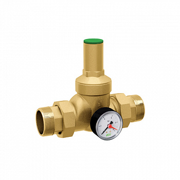 FAR  Редуктор давления с манометром, латунный 2"  FA 2805 2