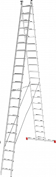 Лестница алюминиевая многофункциональная двухсекционная NV2220 артикул 2220221