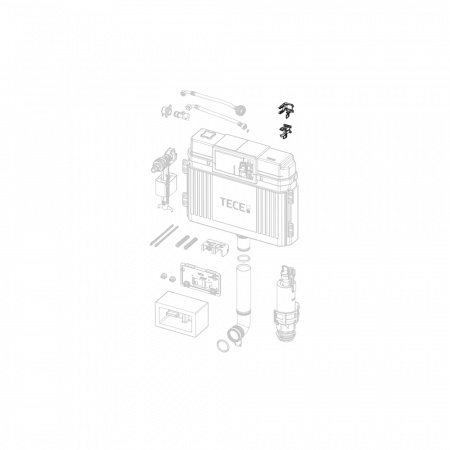 TECE  Держатель заливного клапана (17 мм, 3/8”)  9820372