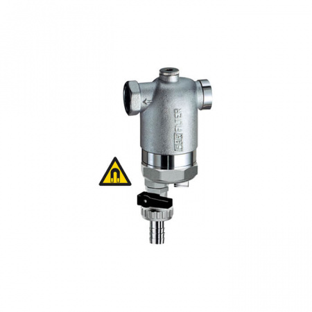 FAR  Фильтр без манометра с магнитными вставками, хромированный ВР-ВР 3/4" 100мкм  FA 39F7 34100