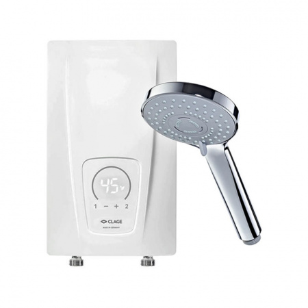 Clage  Проточный водонагреватель 220В 1/2" с лейкой CEX 9 Plus: 6,0 / 8,0 квт  2400-26470