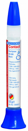 WEICON Contact VA 250 черный цианоакрилатный клей