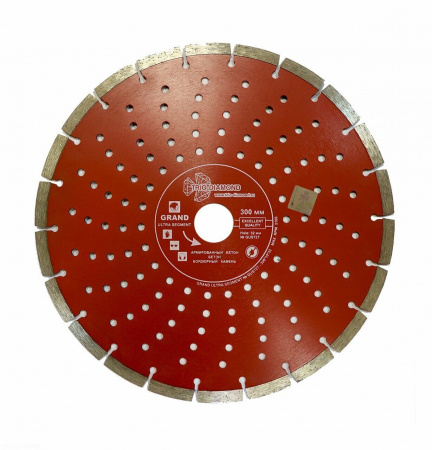 Диск алмазный отрезной 300*32 Сегментный серия Grand hot press GUS727