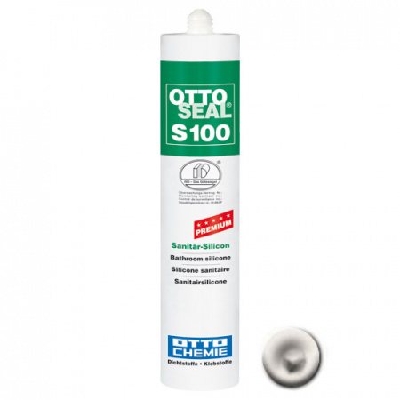 Профессиональный универсальный силиконовый герметик OTTOSEAL S100 PREMIUM С08 (жасмин), 300мл