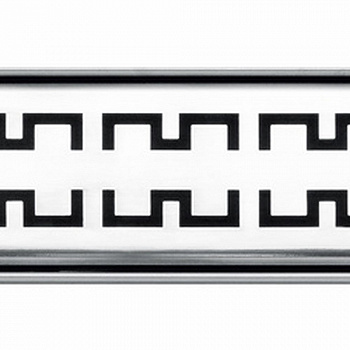 Решетка TECE TECEdrainline royal для слива из нержавеющей стали прямая Серебристый металлик 600840