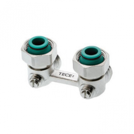 TECE  Запорно-присоединительный узел для нижнего подключения радиаторов, угловой 3/4" Ek × 3/4" Ek  8740436