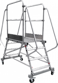 Лестница передвижная с платформой NV 8000074
