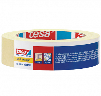 Лента малярная бумажная профи (3дн) Tesa