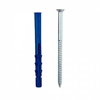 Рамный дюбель Rawlplug R-FF1-N-10K200-M с воротником нейлон сталь 8.8