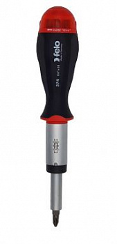 Отвёртка с реверсом и магазином бит/8 шт., серия 374 FELO 374 204 05