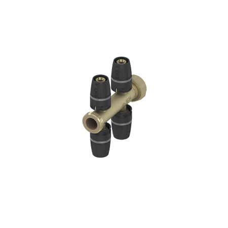 TECE  Двойная крестовина с накидной гайкой, латунь G 3/4 × 16 × R 3/4"  8730018