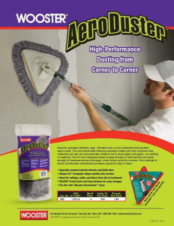 Удалитель пыли запасная ткань AeroSander3 Wooster