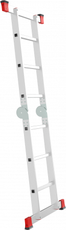 Профессиональная алюминиевая двухсекционная шарнирная лестница NV3310 артикул 3310203