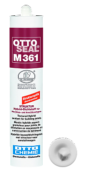 Фасадный структурированный клей-герметик на основе STP -полимеров OTTOSEAL M361 С9016 (белый), 310мл