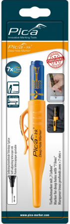 PICA-MARKER 150/41/SB Строительный маркер для глубоких отверстий Pica - Ink (Синий)