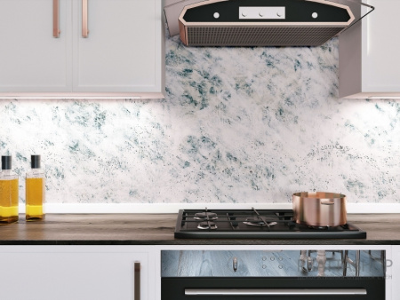 Кухонный фартук под натуральный мрамор