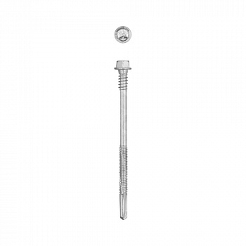 Саморез ONS для сэндвич панели со сверлом 12 мм ONS-55/63115S19