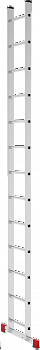 Лестница алюминиевая односекционная приставная NV2210 артикул 2210113
