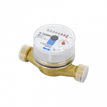 Itelma Счетчики воды Ду 20 ITELMA c импульсным выходом ГЕРКОН подключение Н 1 L=130 Для холодной воды WFK24.E130