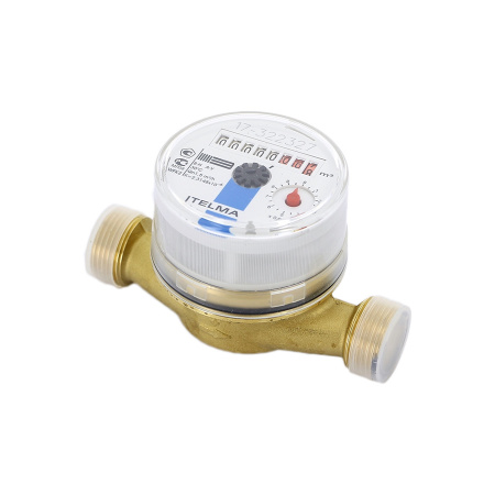 Itelma Счетчики воды Ду 20 ITELMA c импульсным выходом ГЕРКОН подключение Н 1 L=130 Для холодной воды WFK24.E130