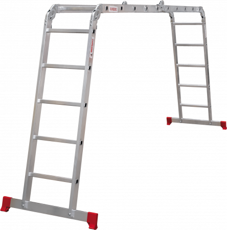 Лестница-трансформер алюминиевая, ширина 400 мм NV2322 артикул 2322405