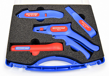 Набор инструментов WEICON Profi-Set для работы с кабелем и проводом