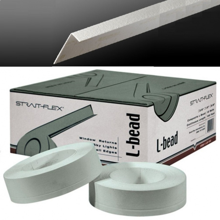 Лента L-BEAD / Л-БИД (Торцевой композитный профиль в рулоне, 57mm; L=30 м.п.) STRAIT-FLEX