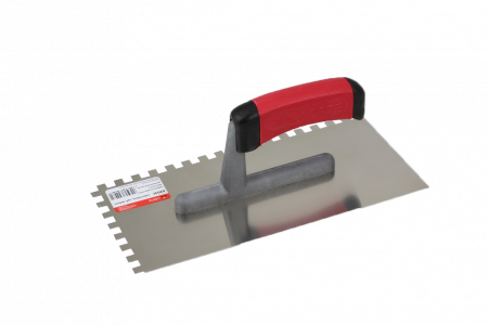 Гребенка нержавеющая 270х130 мм зуб 8х8 мм с эргономичной ручкой, CORTE