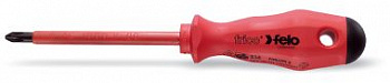 Отвёртка диэлектрическая, серия 514, PH 2 100х6,0 FELO 514 203 90