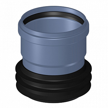 POLO-KAL  Патрубок для соединения гладкого конца трубы с чугунным раструбом 110/120-131  02865