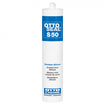 Суперпрозрачный силиконовый герметик OTTOSEAL S50 С30 (прозрачное стекло), 310мл