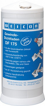 Герметик "Тефлоновая уплотнительная нить" DF 175 WEICON wcn30010175