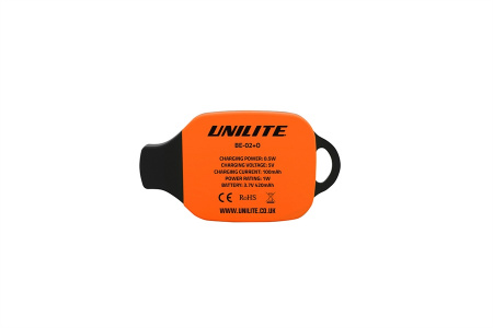 Шапка с фонариком оранжевая 150 Lm USB