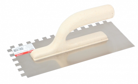 Гребёнка нержавеющая 270х130 мм зуб 10х10 мм ручка из стекловолокна, CORTE