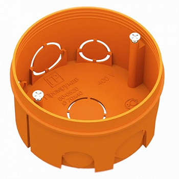 Коробка установочная 80-0520-2С стойкая к горению (ПВ-2) 76х42 (208шт/кор) Промрукав