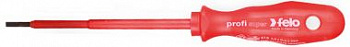 Отвёртка диэлектрическая, серия 613, SL 3,0х0,5х100 FELO 613 030 90